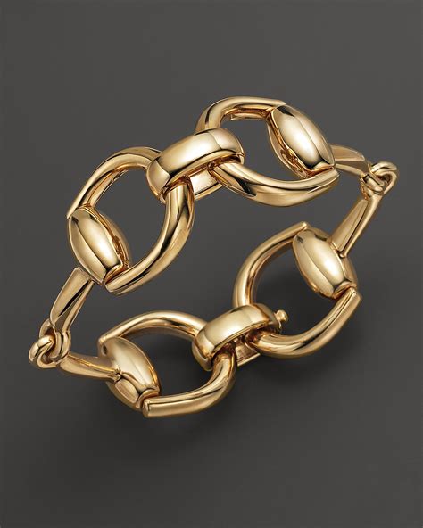 gucci horsebit bracelet rose gold|Gucci yellow gold horsebit bracelet.